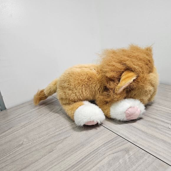 Tyco 1994 Kitty Kitty Jungle Lion Plush Stuffed Animal Purring Rattle Sound - Picture 5 of 9